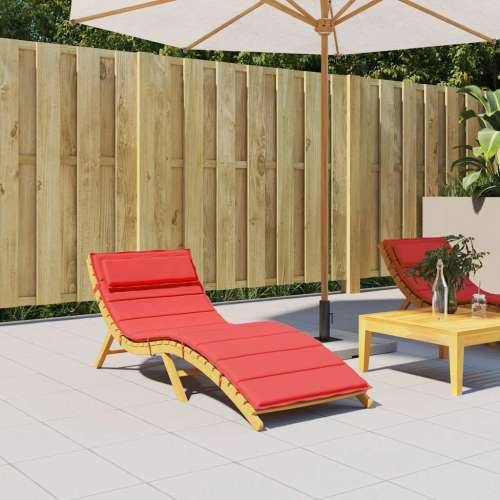 Jastuk za ležaljku crveni 180x60x4 cm od tkanine Oxford - Crvena 1 Cijena