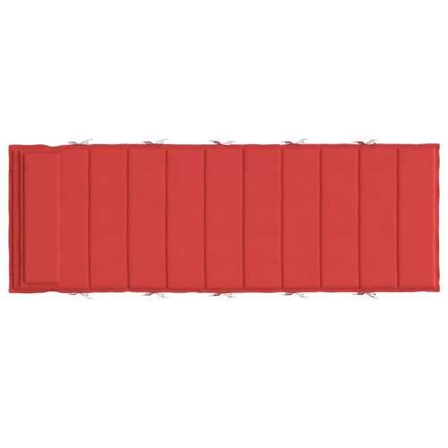 Jastuk za ležaljku crveni 180x60x4 cm od tkanine Oxford - Crvena 1 Cijena