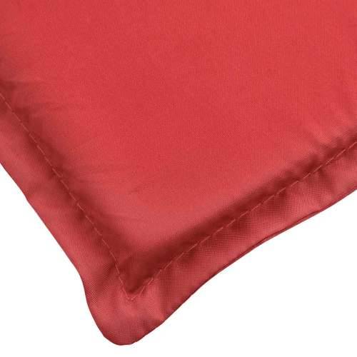 Jastuk za ležaljku crveni 180x60x4 cm od tkanine Oxford - Crvena 1 Cijena