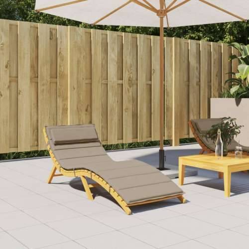 Jastuk za ležaljku smeđesivi 180x60x4 cm od tkanine Oxford - Sivo-smeđa 1 Cijena