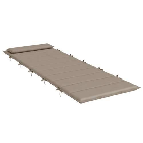 Jastuk za ležaljku smeđesivi 180x60x4 cm od tkanine Oxford - Sivo-smeđa 1 Cijena