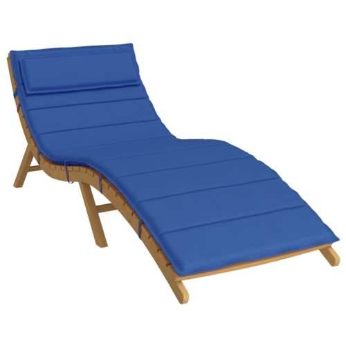 Jastuk za ležaljku kraljevsko plavi 180x60x4 cm tkanina Oxford - Plava 1 Cijena