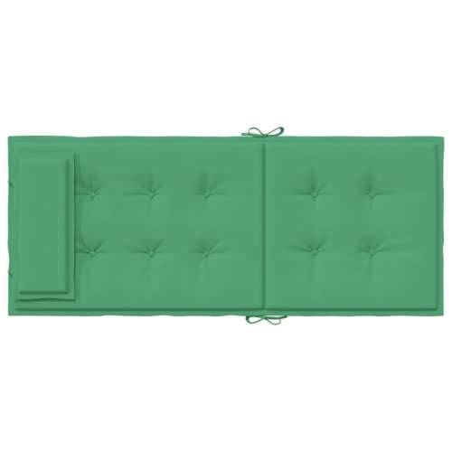 Jastuci za stolicu s visokim naslonom 4 kom zeleni od tkanine Cijena