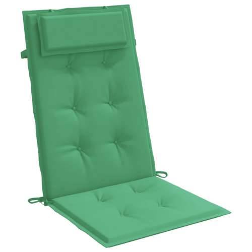 Jastuci za stolicu s visokim naslonom 6 kom zeleni od tkanine Cijena