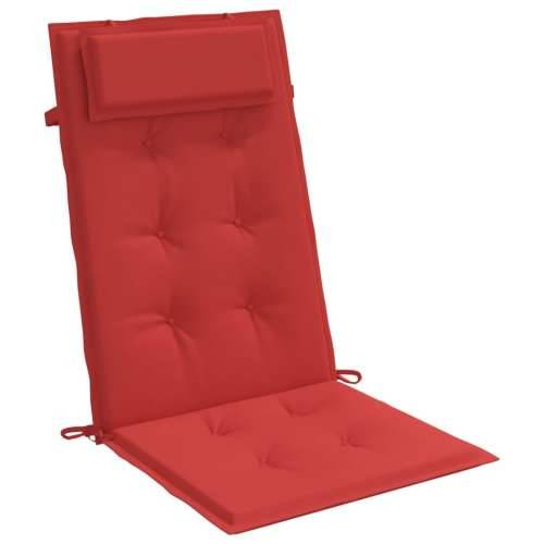 Jastuci za stolicu s visokim naslonom 2 kom crveni od tkanine Cijena