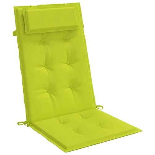 Jastuci za stolicu s visokim naslonom 2 kom zeleni od tkanine Cijena
