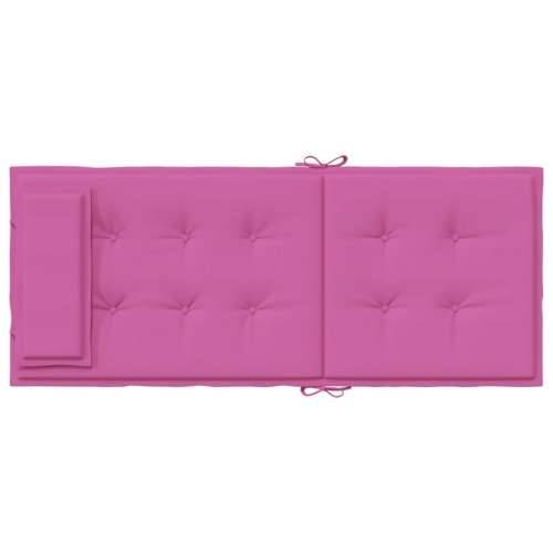Jastuci za stolicu s visokim naslonom 4 kom ružičasti tkanina Cijena