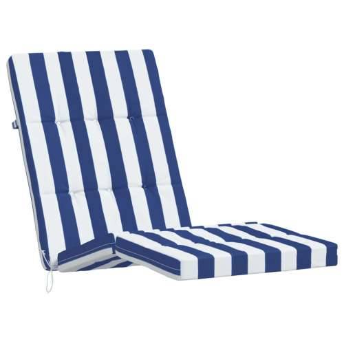 Jastuci za ležaljke 2 kom plavo-bijele pruge od tkanine Oxford Cijena