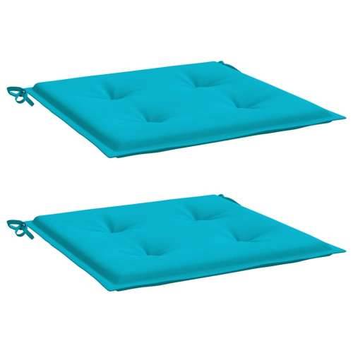 Jastuci za stolice 2 kom tirkizni 40x40x4 cm od tkanine - Tirkizna 40 x 40 x 3 cm 2 Cijena