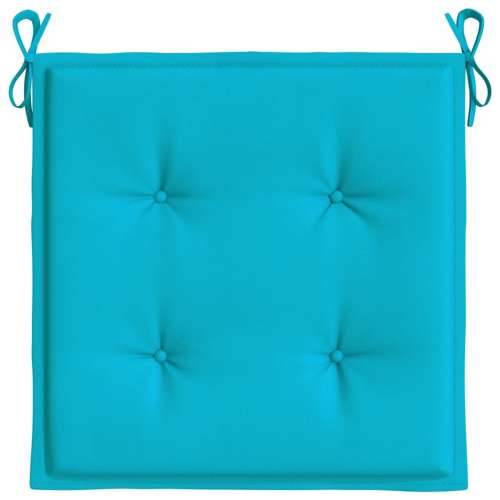 Jastuci za stolice 2 kom tirkizni 40x40x4 cm od tkanine - Tirkizna 40 x 40 x 3 cm 2 Cijena