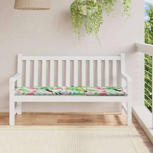 Jastuk za vrtnu klupu višebojni 150x50x4 cm tkanina Oxford - Zelena i roza 150 x 50 x 3 cm 1 Cijena