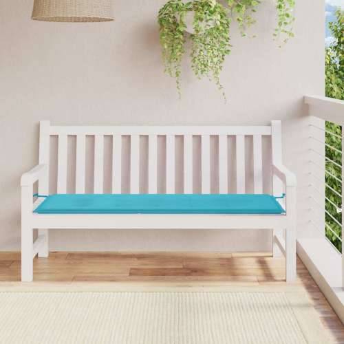 Jastuk za vrtnu klupu tirkizni 150x50x4 cm od tkanine Oxford - Tirkizna 150 x 50 x 3 cm 1 Cijena