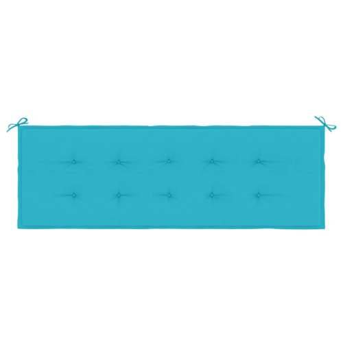 Jastuk za vrtnu klupu tirkizni 150x50x4 cm od tkanine Oxford - Tirkizna 150 x 50 x 3 cm 1 Cijena