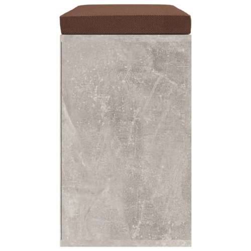 Klupa za cipele boja betona 103x30x48 cm konstruirano drvo - Beton siva Cijena
