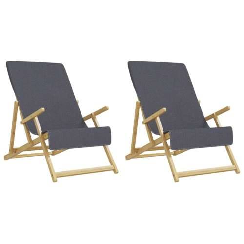 Ručnici za plažu 2 kom antracit 60 x 135 cm od tkanine 400 GSM - Antracit 60 x 135 cm 2 Cijena