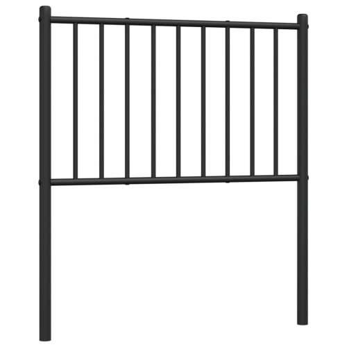 Metalno uzglavlje crno 80 cm - Crna 80 cm 1 Cijena