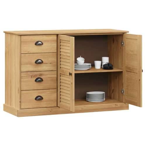 Komoda s ladicama VIGO 113 x 40 x 75 cm od masivne borovine - Smeđa 1 Cijena