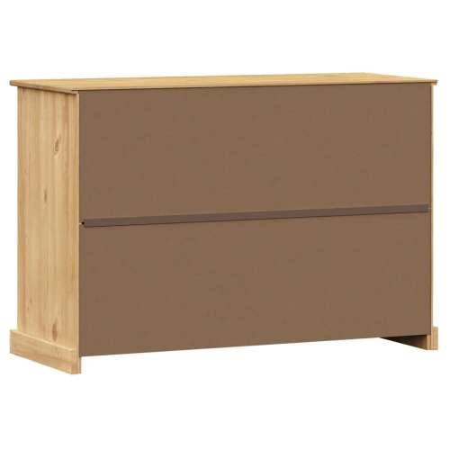 Komoda s ladicama VIGO 113 x 40 x 75 cm od masivne borovine - Smeđa 1 Cijena