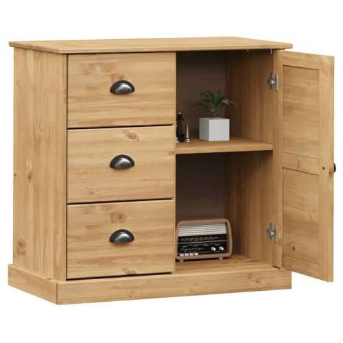 Komoda s ladicama VIGO 78 x 40 x 75 cm od masivne borovine - Smeđa 1 Cijena