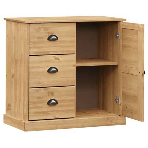 Komoda s ladicama VIGO 78 x 40 x 75 cm od masivne borovine - Smeđa 1 Cijena