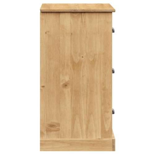 Komoda s ladicama VIGO 78 x 40 x 75 cm od masivne borovine - Smeđa 1 Cijena