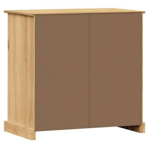 Komoda s ladicama VIGO 78 x 40 x 75 cm od masivne borovine - Smeđa 1 Cijena
