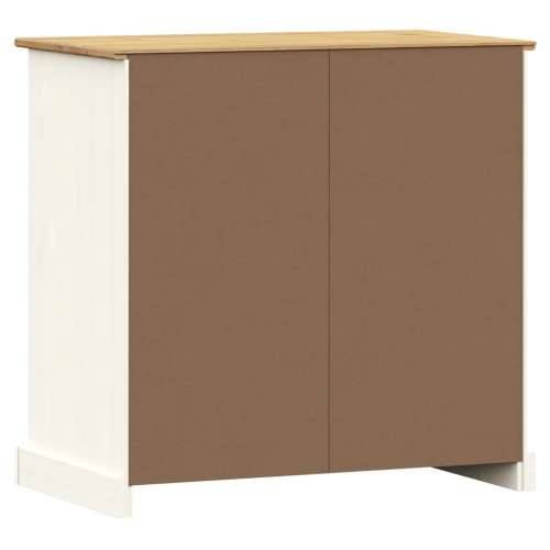 Komoda s ladicama VIGO 78x40x75 cm bijela od masivne borovine - Bijela 1 Cijena