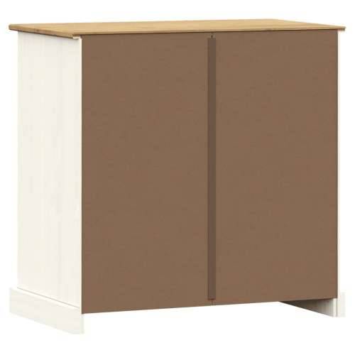 Komoda s ladicama VIGO 78x40x75 cm bijela od masivne borovine - Bijela 1 Cijena