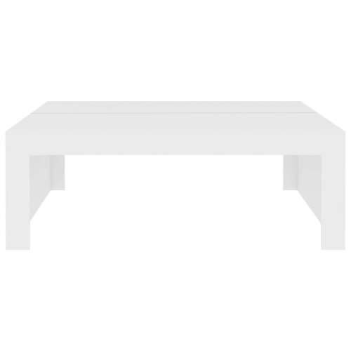 Stolić za kavu bijeli 100 x 100 x 35 cm od konstruiranog drva - Bijela 100 x 100 x 35 cm 1 Cijena