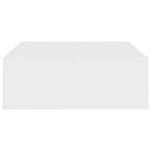 Stolić za kavu bijeli 100 x 100 x 35 cm od konstruiranog drva - Bijela 100 x 100 x 35 cm 1 Cijena
