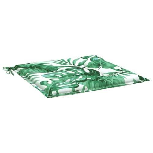 Jastuci za stolice 2 kom s uzorkom lišća 40x40x3 cm od tkanine - Dezen s listom 40 x 40 x 3 cm 2 Cijena