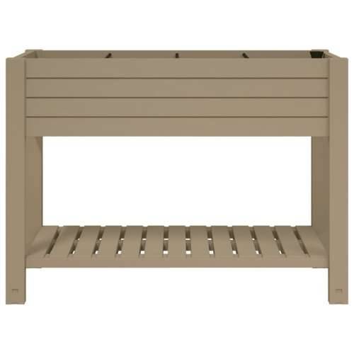 Povišena gredica - Vrtna gredica svjetlosmeđa 110x45x79 cm polipropilen - Svjetlosmeđa 1 Cijena