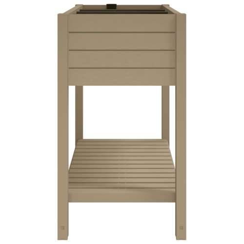Povišena gredica - Vrtna gredica svjetlosmeđa 110x45x79 cm polipropilen - Svjetlosmeđa 1 Cijena