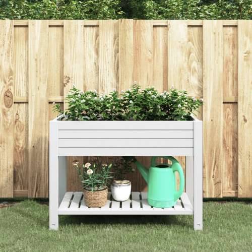 Povišena gredica - Vrtna gredica bijela 110 x 45 x 79 cm od polipropilena - Bijela 1 Cijena