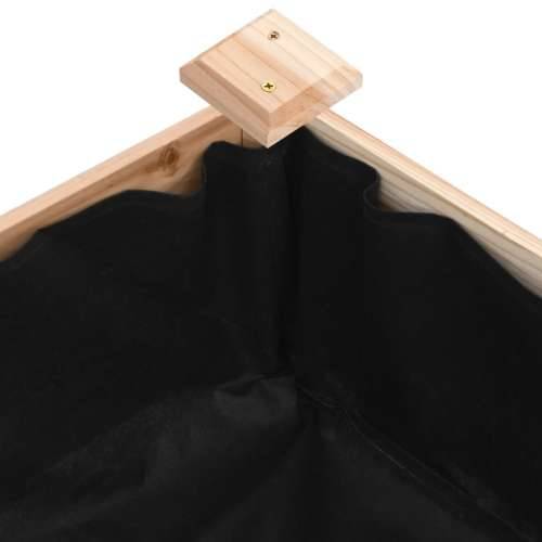 Povišena gredica - Vrtna gredica s oblogom 120x45x25 cm masivna jelovina - Prirodna 120 x 45 x 25 cm 1 Cijena