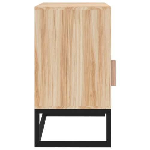 Noćni ormarić 40 x 30 x 55,5 cm od konstruiranog drva i željeza - Smeđa 1 Cijena