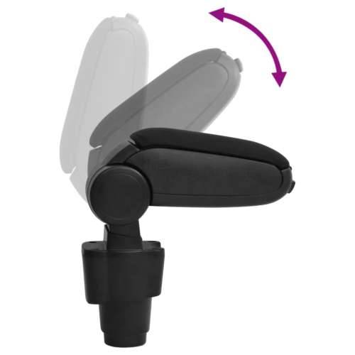 Naslon za ruke za automobil crni 12 x 33 x (34 - 50) cm ABS - 1 dacia sandero (2018) Cijena