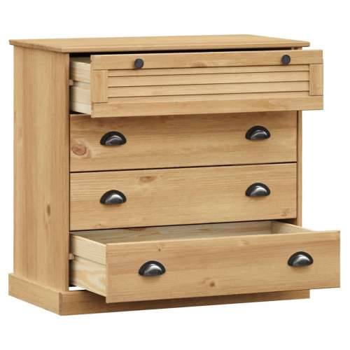 Ladičar VIGO 80 x 40 x 76 cm od masivne borovine - Smeđa 1 Cijena