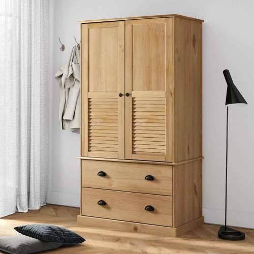 Ormar VIGO 90 x 55 x 170 cm od masivne borovine - Smeđa 1 Cijena