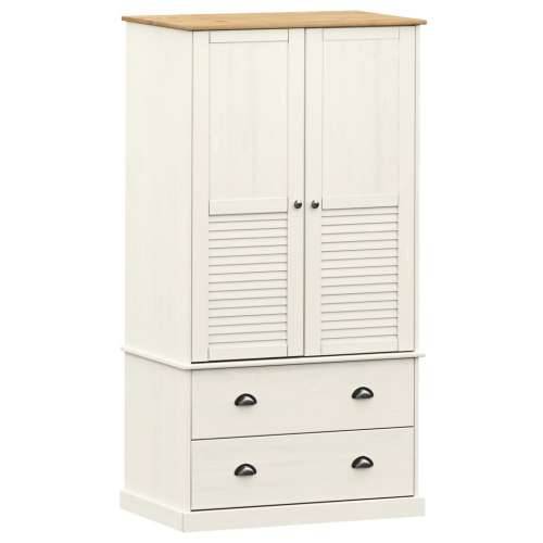 Ormar VIGO bijeli 90 x 55 x 170 cm od masivne borovine - Bijela 1 Cijena