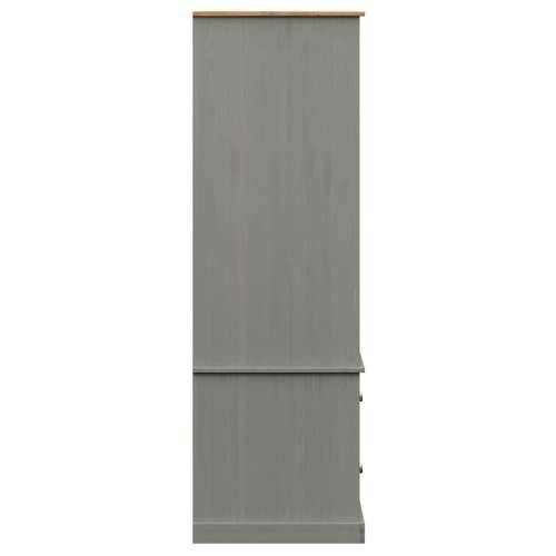 Ormar VIGO sivi 90 x 55 x 170 cm od masivne borovine - Siva 1 Cijena