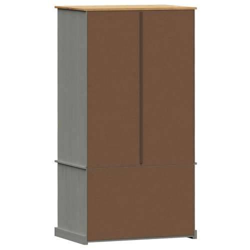 Ormar VIGO sivi 90 x 55 x 170 cm od masivne borovine - Siva 1 Cijena