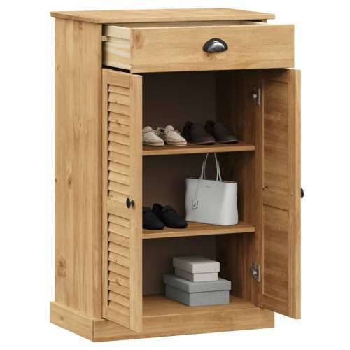 Ormarić za cipele VIGO 60 x 35 x 96 cm od masivne borovine - Smeđa 1 Cijena