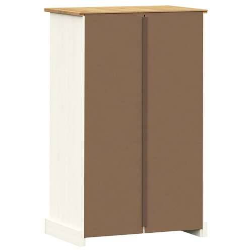Ormarić za cipele VIGO bijeli 60x35x96 cm od masivne borovine - Bijela 1 Cijena