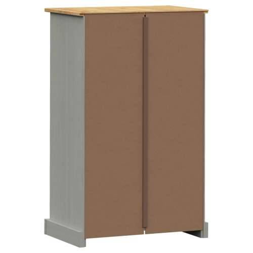 Ormarić za cipele VIGO sivi 60 x 35 x 96 cm od masivne borovine - Siva 1 Cijena