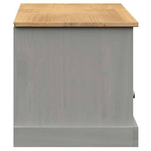 TV ormarić VIGO sivi 156 x 40 x 40 cm od masivne borovine - Siva 1 Cijena