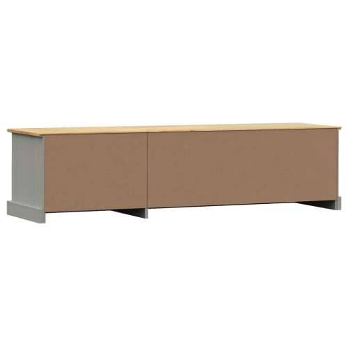 TV ormarić VIGO sivi 156 x 40 x 40 cm od masivne borovine - Siva 1 Cijena