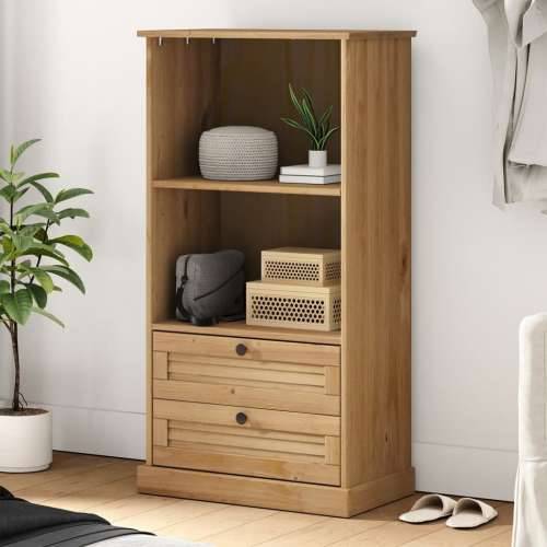 Regal za knjige VIGO 60 x 35 x 114,5 cm od masivne borovine - Smeđa 1 Cijena
