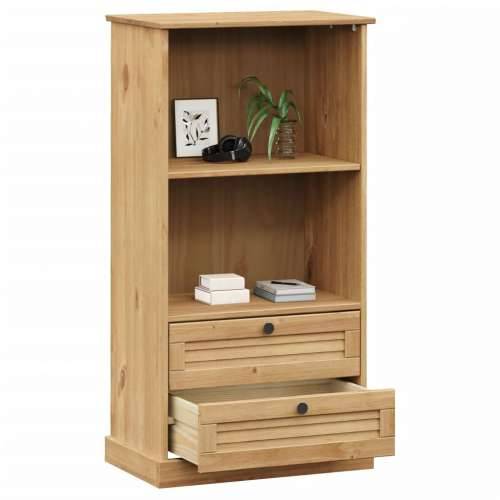 Regal za knjige VIGO 60 x 35 x 114,5 cm od masivne borovine - Smeđa 1 Cijena