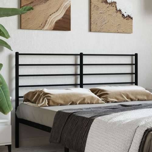 Metalno uzglavlje crno 120 cm - Crna 120 cm 1 Cijena